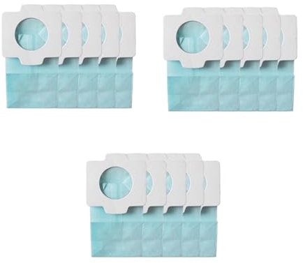 Sac à poussière pour aspirateur Sacs de collecte des déchets for aspirateur, 15 pièces, sacs à poussière de rechange for aspirateur Makita, CL102, CL104, CL107, CL182