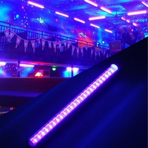 LED Schwarzlicht Leiste,UV Schwarzlichtröhre Für Fluoreszierende Partys - Wasserdichte Beleuchtungsleiste für Leuchtparty, fluoreszierendes Poster, Halloween-Dekoration, Schlafzimmer und Bühne