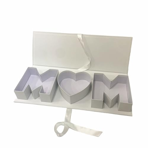 Pqahffowr Empty Flower Gift Box Fillable Packaging Cardboard Mom Shaped Gift Box for Flower Mother'S Day,E 1 Piece