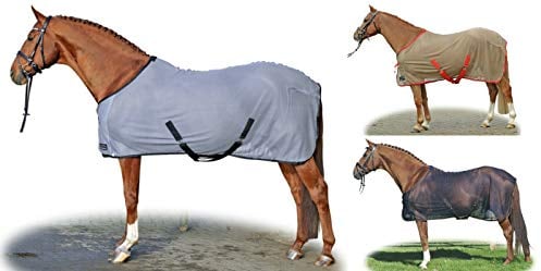 HKM 4000315524747 Fliegendecke -Santos-7191 Silber/Schwarz135