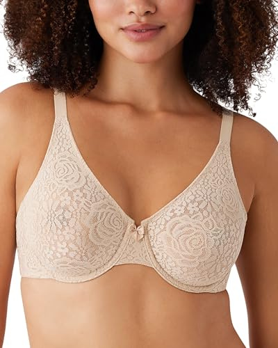 Wacoal Women's Halo Lace Molded Underwire Bra Molded Bra