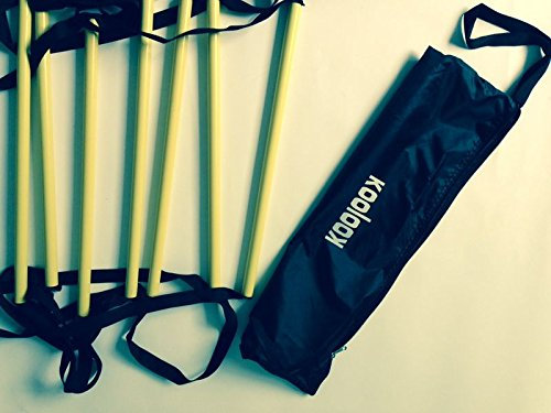 KOOLOOK Scaletta Speed Agility 4 m per Esercizi di agilità Calcio, Atletica, Fitness + SPEDIZIONE Gratuita !!!