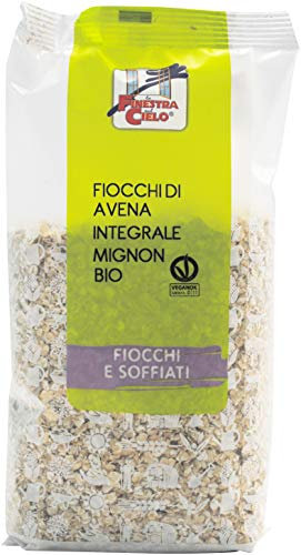 La Finestra Sul Cielo Fiocchi di Avena Integrale Mignon Bio, 500g