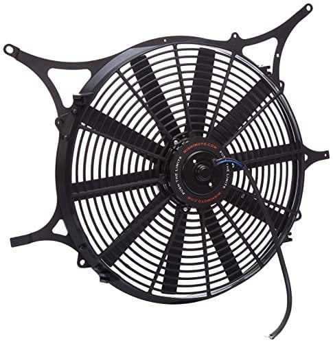 Mishimoto MMFS-E46-99 Aluminium Fan Shroud Kit Compatible With BMW E46 3-Series Non-M 1999-2006 Black
