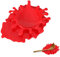 SwirlColor Support à cuillère Rouge Creative en Silicone en Forme de Ketchup versé