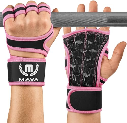 Gants de Musculation Mava avec Support Poignet - Gants de Fitness et de Gym pour Hommes & Femmes - Idéal pour Cross Training, Tractions, Calisthénie