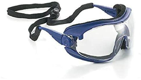 Univet 543.01.01.11 Schutzbrille Nr.543 - Antibeschlag mit klarem Glas in blau