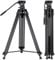 Video-Stativsystem, Cayer BV30L 182,9 cm, professionelles, Robustes Aluminium-Doppelrohr-Stativ, K3-Flüssigkeitskopf, Mittelstreuer, max. Belastung 6 kg, DSLR-Camcorder, Plus 1