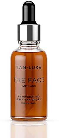 TAN-LUXE THE FACE Selbstbräunungstropfen, dunkel (30 ml) Fügen Sie Anti-Aging-Bräunungstropfen zu Ihrer Hautpflege hinzu, um eine individuelle Gesichtsbräune zu erzielen