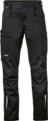 Uvex syneXXo Light Männer Arbeitshose, Lange Bundhose für die Arbeit, Schwarz, Größe 110