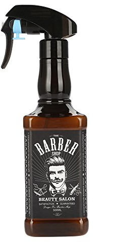 Coiffure Spray Bottlle Vaporisateur Cheveux Pulverisateur Cheveux Flacon Pulvérisateur Barber Spray Bottle,500 ML en Plastique Coiffure Spray Bouteille Salon Barber Cheveux Outils Pulvérisateur d'eau