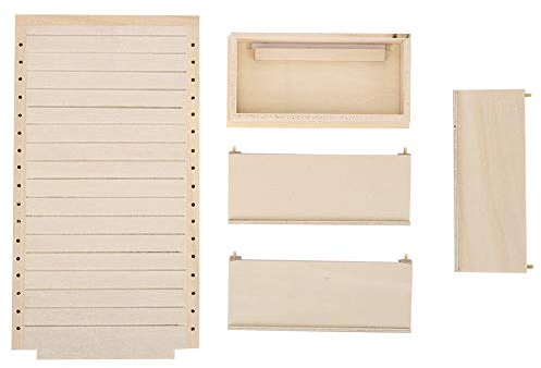 1/12 Puppenhaus-Zubehör, Puppenhaus-Miniatur-Supermarktregale Mini-Modell-Set-Zubehör Aus Holz (Supermarktregal)(Gelb)