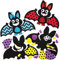 Baker Ross AW189 Fledermaus-Dekoration-Bastelset, 8 Stück, mischen und kombinieren, Ornamente für Kinder, gruselige Kunst und Handwerk, Mittel