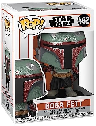 Funko POP! Star Wars: Mandalorian - Boba Fett - The Mandalorian - Figuras Miniaturas Coleccionables Para Exhibición - Idea De Regalo - Mercancía Oficial - Juguetes Para Niños Y Adultos - Fans De TV