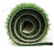 Kunstrasenmatte 3 x 3 Fuß mit Abfluss Kunstrasenmatten-Teppich für den Innen- und Außenbereich, wiederverwendbar für Fitnessstudio, Zuhause, Balkon-Rasenmatten (Color : Green 2cm, Size : 3 x 6.5 ft)