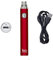 5GVAPE EVOD EGO Electronic Cigarette, USB Rechargeable 650mAh Long Lasting Vape Battery, 510 Thread E-Shisha Hookah Vape Battery for CE4 Tank Atomizer, No E Liquid (Red)