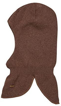 MINYMO Unisex Kids Knit Balaclava, Cocoa Brown, 128`