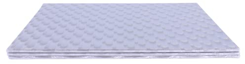PME Baking Essentials - Square Cake Card 33 cm / 13-inch, Set of 3, Silver