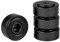 Piedini di Isolamento del Giradischi Piedini Dell'amplificatore per Lega di Alluminio 4 Pezzi 20 * 8 Mm Piedini Dell'amplificatore in Lega di Alluminio Piedini (Nero)