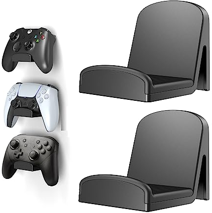 HomeMount Universelle Controller Wandhalterung - Klebender Gaming Controller Haken für PS4, PS5, Xbox, Switch, Kopfhörer, Headset Halterung für Wand