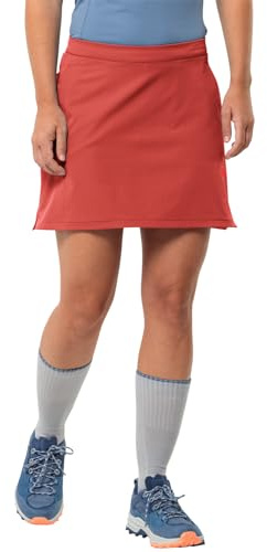 Jack Wolfskin Damen Hiking Alpine Skort W, Vibrant red, 38