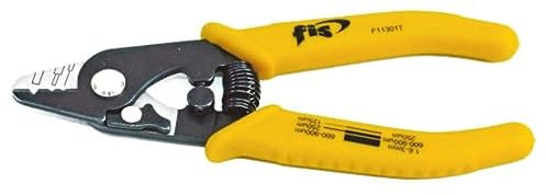 Fibasource Three-Hole High Precision Fibre Optic Stripper with TPR Handle, 6 Length