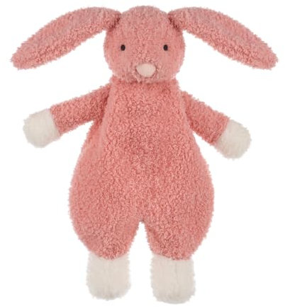Apricot Lamb Kaninchen Kuscheldecke Rosa Hase Weiche Sicherheitsdecke Schmusetuch für Babys, Plüsch Schnuffeltuch, Beruhigungstuch für Baby Jungen und Mädchen, 26 cm für Säugling und Kleinkinder