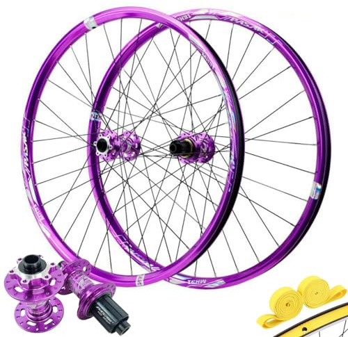Fahrrad-Radsatz mit Scheibenbremse, Steckachse 26 27,5 29 Zoll Mountainbike-Räder aus Aluminiumlegierung, vorne 2 hinten 4 Lager für 8-12S Kassetten-Radsatz
