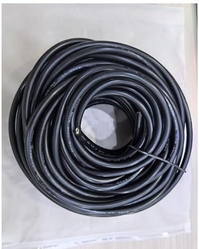 15m Cavo Elettrico 3 Core 18Awg, 3 x 0.75 mm² Nero a Corrente Elettrica Cavo Filo Rame Ad Alta Temperatura Resistenza, per DIY,Rc Modello, Lampade, Elettrodomestici, Metri Ect