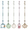 DOUUCO 5er Pack Schnullerkette Silikon, Baby Cup Catch mit Verstellbarem SchnullerClip, Kinderwagenkette Spielzeug Kette BPA-frei, Schnuller für Kinderwagen Zubehör, Hochstühle, Baby Flaschen