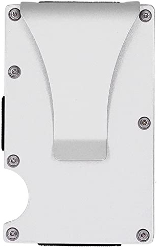 Premium Edelstahl -Visitenkarte Inhaber RFID Blockierende Anti -Diebstahl -Kreditkarte Fall Slim Metal Wallet Organizer für Männer Frauen Fachkräfte Reisende 8.6x5.4x0,5 cm 4,2oz (Ankroyuwg4wkhsk-11)