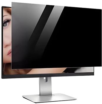WSDAV Panel de Filtro de privacidad para computadora, para televisores HD de 14 a 19,5 Pulgadas en Diagonal, PC de Escritorio, Monitor LED, protección Ocular contra la luz Azul.,19in 16:10