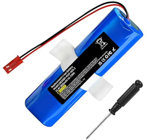 OHZHAO 3800mAh Li-ion Akku, Ersatzakku für iLife Zaco V5s Pro,V5x,V4,V3s Pro,V8s,V50,V80,V85 Home Cleaner Heimroboter, Ersatz für iLife 18650B4-4S1P-AGX-2 Akku, aufrüsten Lange Akkulaufzeit