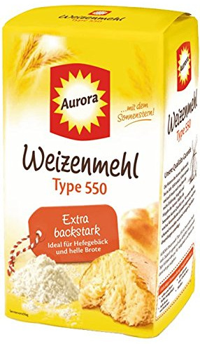 Aurora Weizenmehl Type 550, 1 x 1 kg