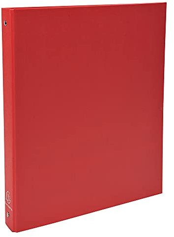 Exacompta 20 feste Ringbücher A4 4 Ringe rot