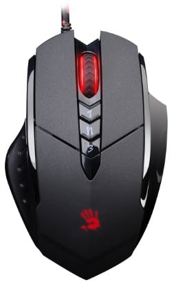 A4 Tech Bloody V7Ma Gaming Mouse 3200 DPI con Metal Glide, Nero