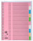 Oxford Tauenpapier-Register A4, blanko, 10 Taben, Karton, 3 Farben, 25 Stück
