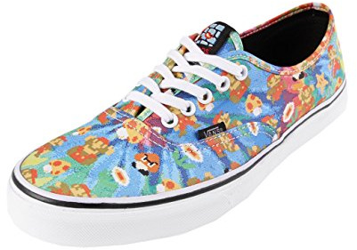 Vans Authentic, Unisex-Adults' Low-Top Trainers, Multicolor Nintendo, 9