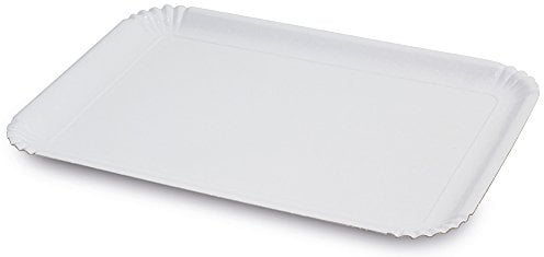 Guardini, Monouso, 3 Bandejas de 23x31 cm. Material: Cartón, Color Blanco.