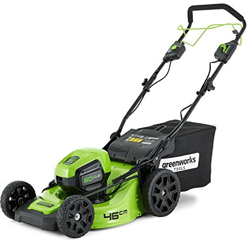 Greenworks GD60LM46 60v Cordless Self Propelled Rotary Lawnmower 460mm No Batteries