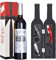 Kato Ensemble Cadeau d'accessoires pour Bouteille de vin - Tire-Bouchon, Bouchon, aérateur, Coupe-Papier, Anneau de Goutte, kit de vin, Cadeau de la Saint-Valentin pour Les Amateurs de vin, Argent
