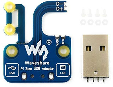 Waveshare Raspberry Pi Zero USB Adapter - USB-A Connector, SSH, VNC, Internet Sharing