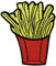 Finally Home Packung Pommes Bügelbild Patch zum Aufbügeln | Patches, Aufbügelmotive