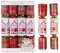 Toyland® Packung mit 12 Tartan Santa Design-Weihnachtscrackern