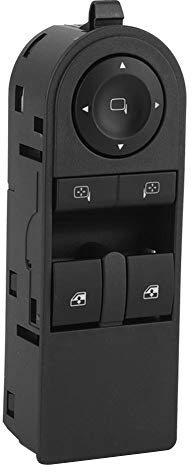 Akozon Auto Elektrische Fensterheber Schalter 13228706 Ersatz Auto Autofensterheber Zubehör Fit für Zafira B MK2 2005-2012 Astra H MK5 2005-2010