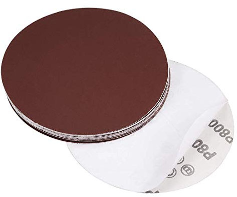 Dischi abrasivi PSA da 6 pollici con carta adesiva, 20 pezzi