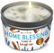 MAGNIFICENT 101 Home Blessing Aromatherapie-Kerze für Liebe und Lachen – nach Salbei, Bergamotte, Sandelholz duftende, natürliche Sojabohnenwachs-Zinnkerze zur Reinigung und Chakra-Heilung