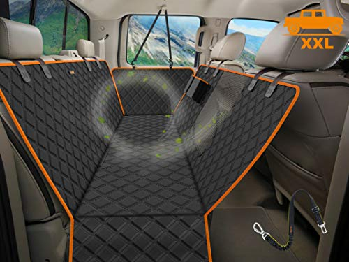 iBuddy XXL Hundesitzbezug für LKW mit Netzfenster, wasserdicht, Hunde-LKW-Hängematte, strapazierfähiger Rücksitzschutz für Pickup-Trucks, maschinenwaschbar, Größe XL, für Ram 1500