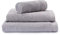 URBANARA Frottee-Handtücher Faia 4er-Set I 100% Bio-Baumwolle Made in Portugal Oeko Tex Standard 100 I 2X Handtuch [50x100 cm], 1x Duschtuch [100x150 cm], 1x Badetuch [70x140 cm], Hellgrau