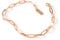 THIORA 'Island Links' Armband Roségold Damen | Edelstahl 18kt Rosé Gliederarmband | Armkette